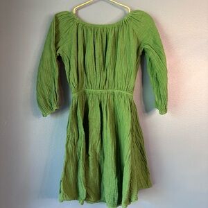 Alice + Ames green‎ muslin dress